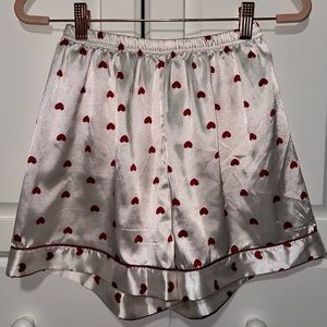 Valentines pajama shorts